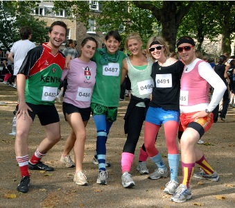 A strong Kenyan contingency at the Fun Run! A strong Kenyan contingency at the Fun Run!